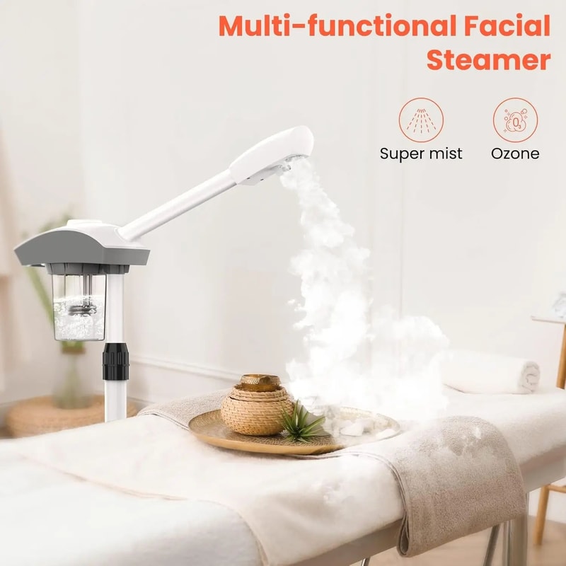 ProGlow Ozone Facial Steamer Deep Cleaning Warm Mist Face Steamer For Home Spa Skincare 4