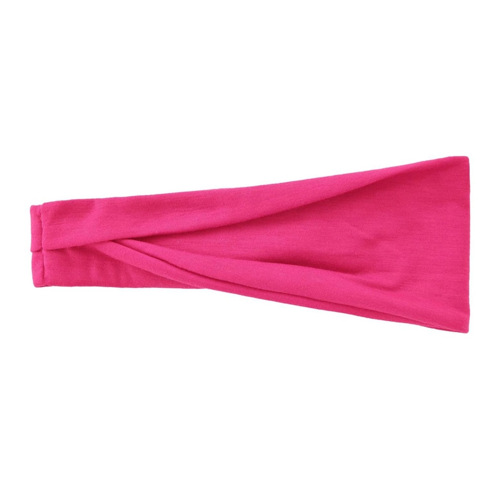 ComfortFlex Womens Elastic Headband Soft Solid Color Yoga Headband Stylish Turban Hair Wrap 10