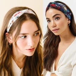 boho chic twist bohemian headbands for women – soft cross turban summer hair band
