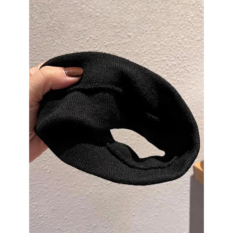 Black White Star Non Slip Headband For Women Soft Yoga Workout Hair Wrap 3