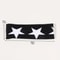 Black White Star Non Slip Headband For Women Soft Yoga Workout Hair Wrap 5