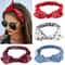 Boho Cross Knot Turban Headband For Women Soft Elastic Vintage Hair Accessory 0
