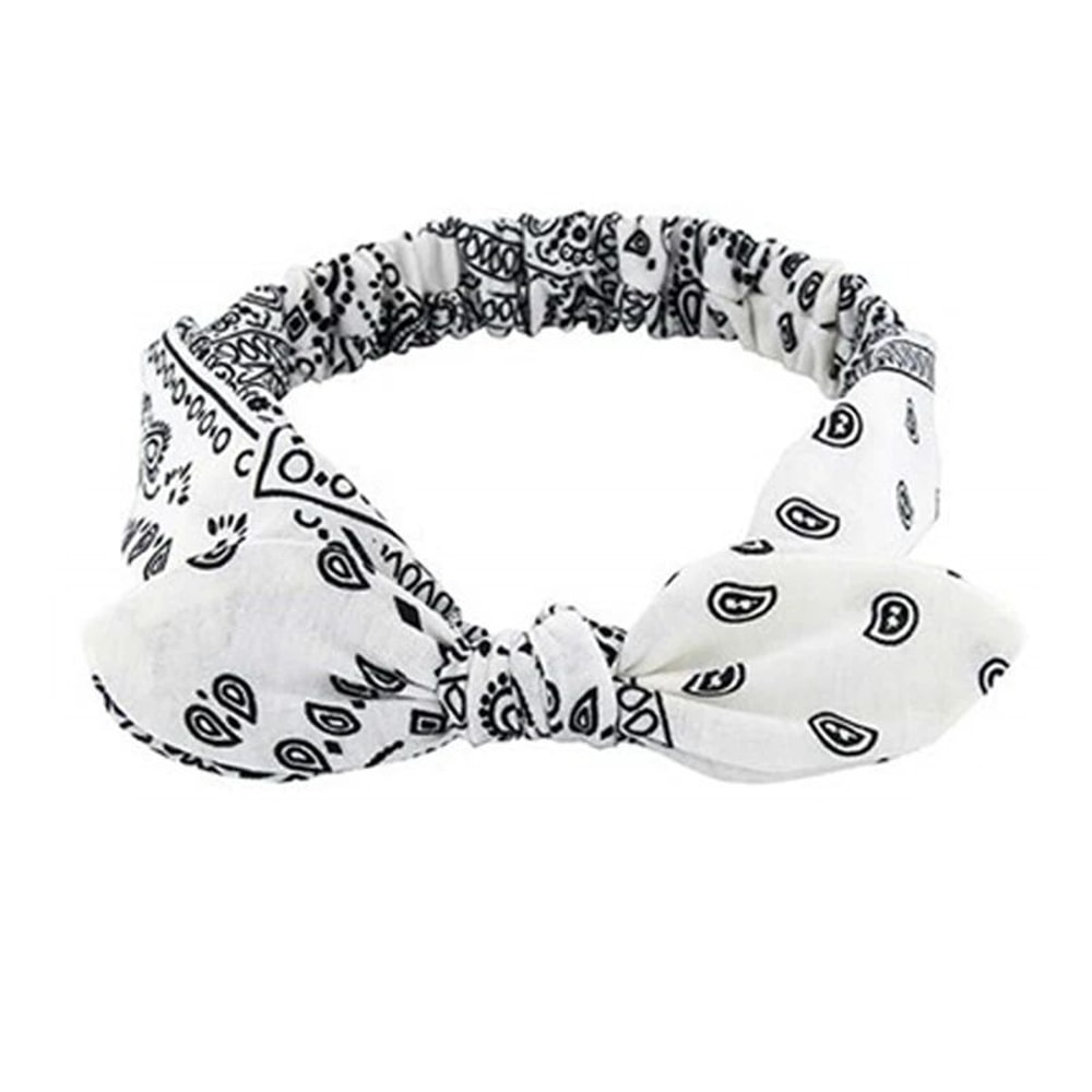 Boho Cross Knot Turban Headband For Women Soft Elastic Vintage Hair Accessory 10