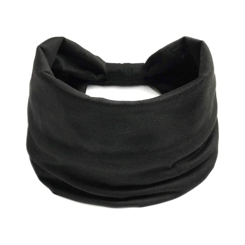 Boho Cotton Wide Headbands For Women NonSlip Yoga Sport Hair Wrap 6