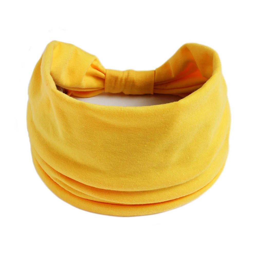 Boho Cotton Wide Headbands For Women NonSlip Yoga Sport Hair Wrap 8