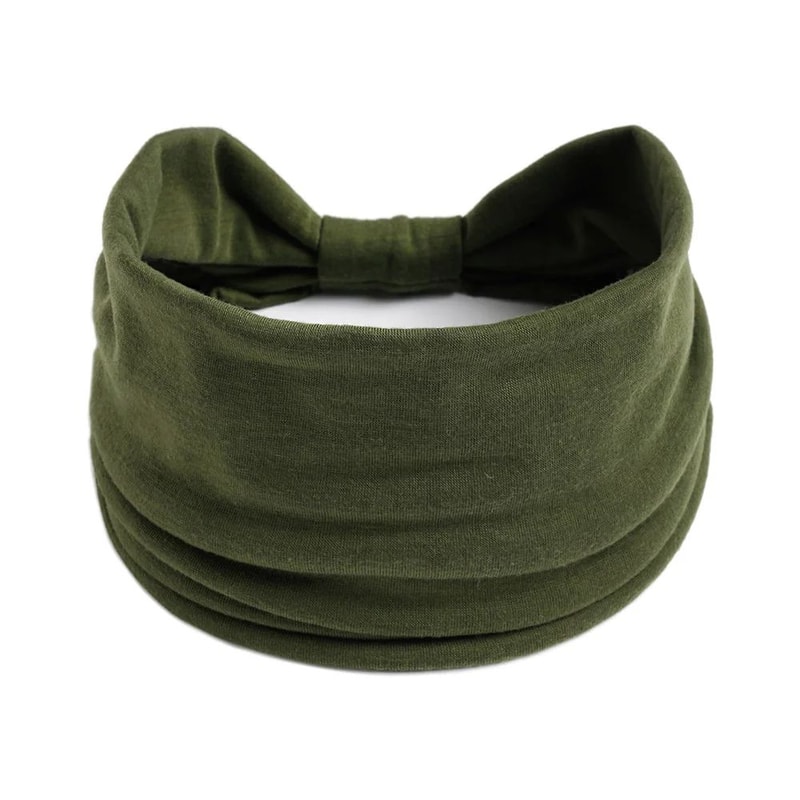 Boho Cotton Wide Headbands For Women NonSlip Yoga Sport Hair Wrap 11