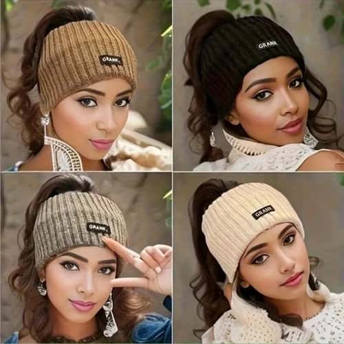 CozyFlex Womens Knitted Winter Headband – Warm Wide Ear Warmer Headwrap for Sports & Everyday Style