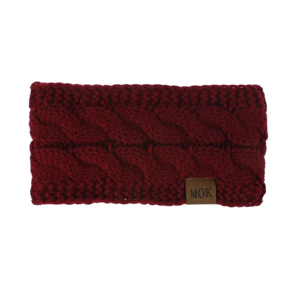 CozyFlex Winter Plush Headband Wide Elastic Hair Band Ear Warmer Headband For Women 11