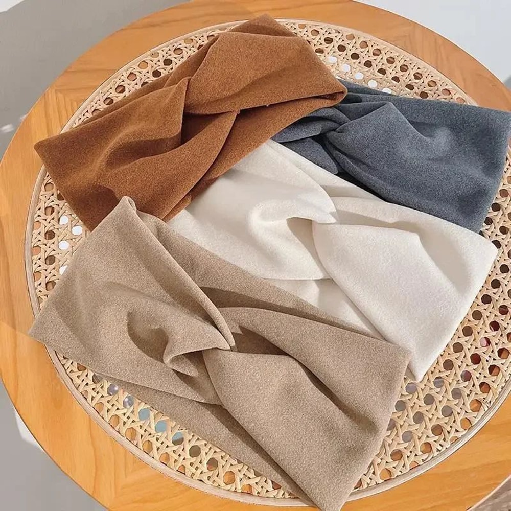 Autumn Luxe WideKnot Headband For Women Soft Stretch Turban Hair Wrap 0