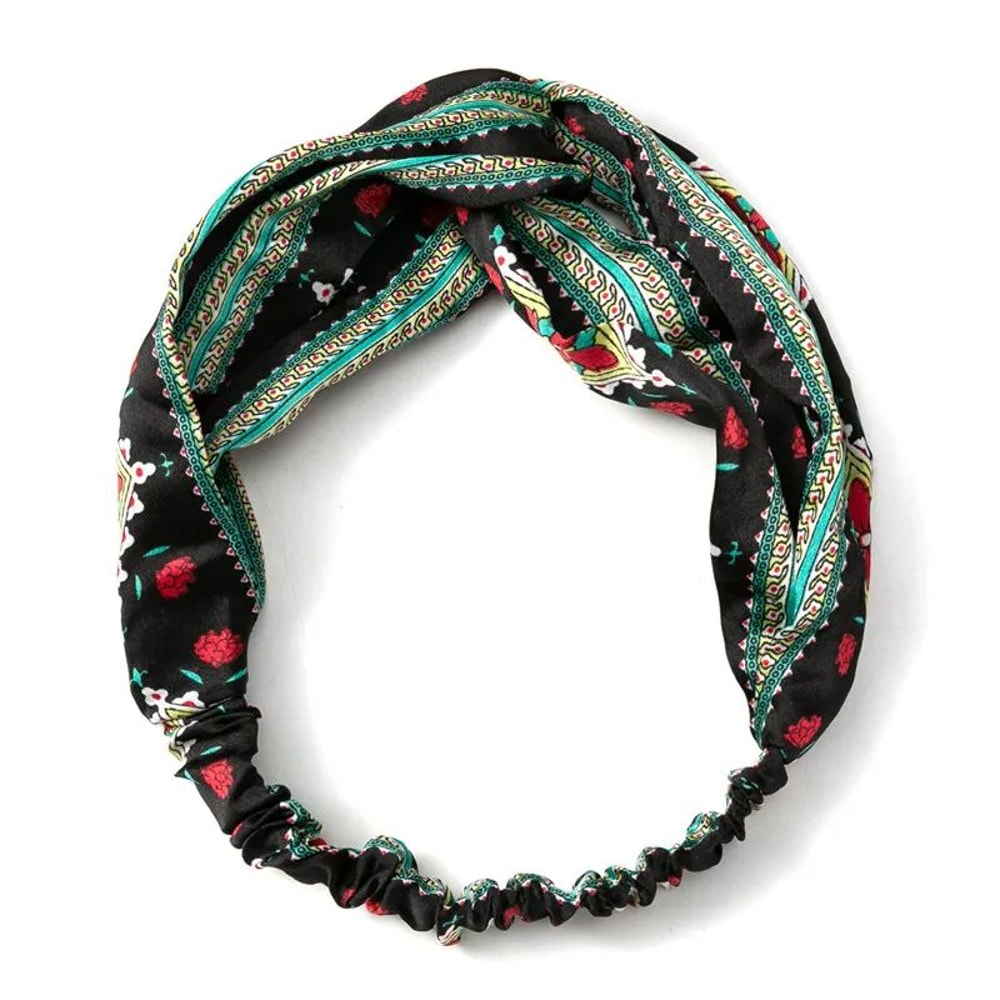 Boho Twist Headband For Women Retro Cross Turban Hair Wrap 6