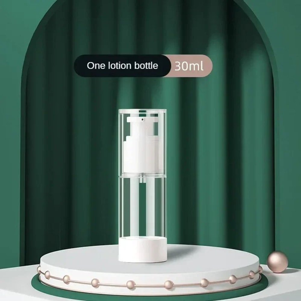 Airless Travel Pump Bottle Set Refillable Cosmetic Cream Lotion Dispenser 15ml30ml50ml 7