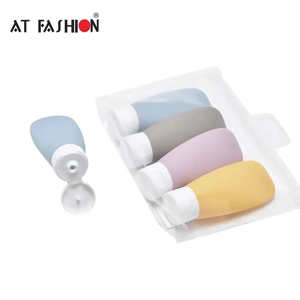 Leakproof Travel Refillable Bottle Set Portable Cosmetic Toiletry Containers 3060100ml 0