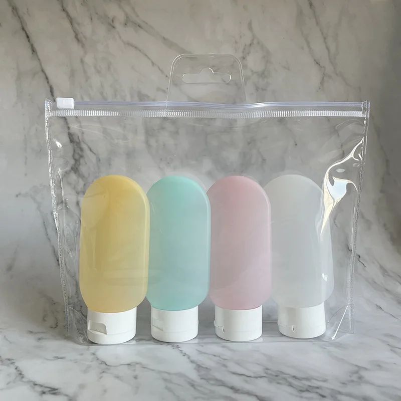Leakproof Travel Refillable Bottle Set Portable Cosmetic Toiletry Containers 3060100ml 2