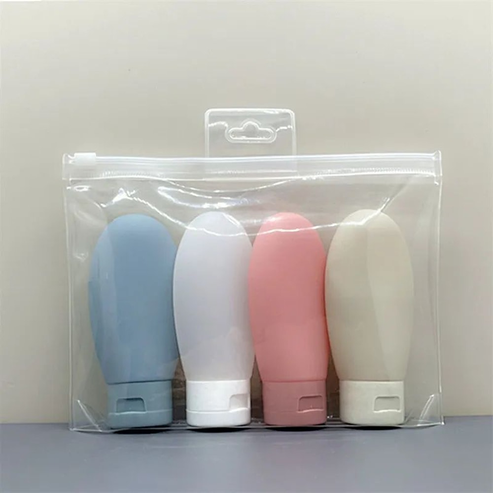 Leakproof Travel Refillable Bottle Set Portable Cosmetic Toiletry Containers 3060100ml 9