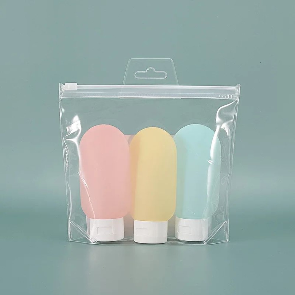 Leakproof Travel Refillable Bottle Set Portable Cosmetic Toiletry Containers 3060100ml 12
