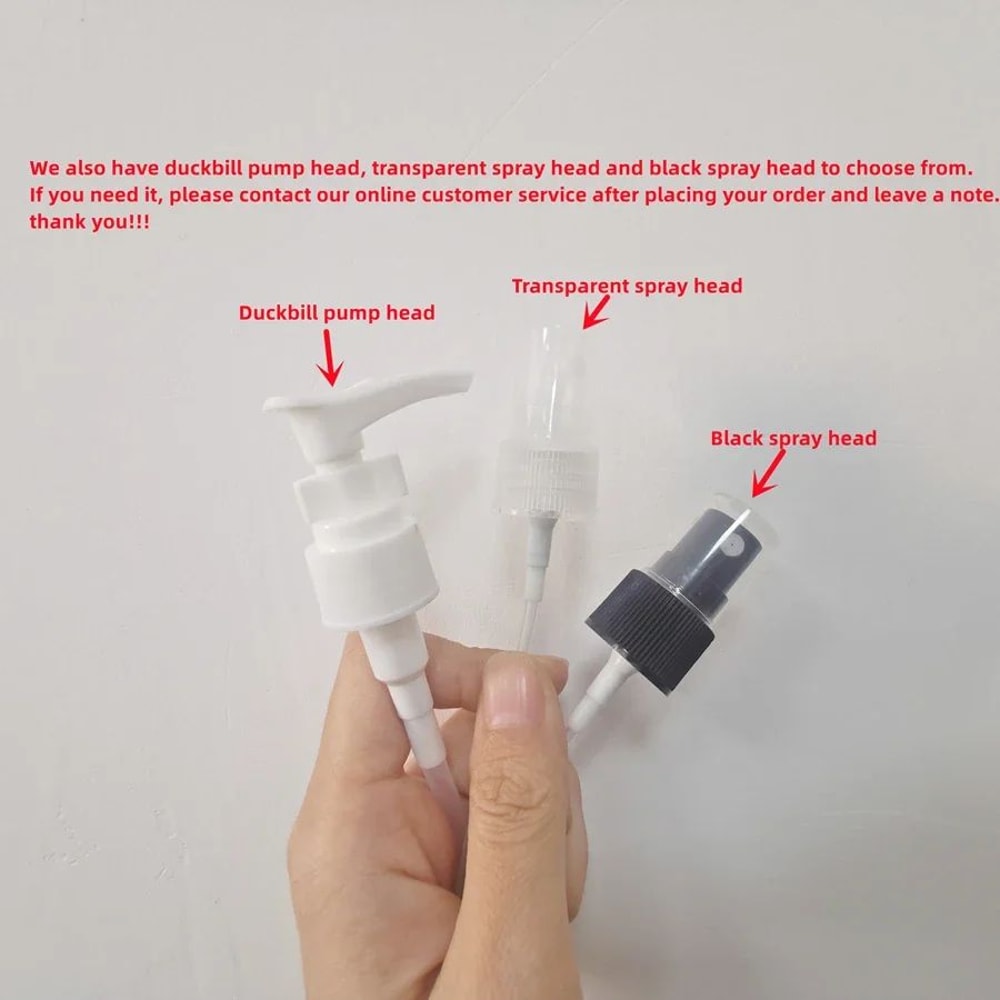 Refillable Travel Squeeze Bottles With Spray Cap Leakproof PET Cosmetic Sample Containers 5200ml 5