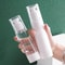 Clear Airless Pump Bottle 15100ml Refillable Travel Cosmetic Dispenser For Creams Lotions 3