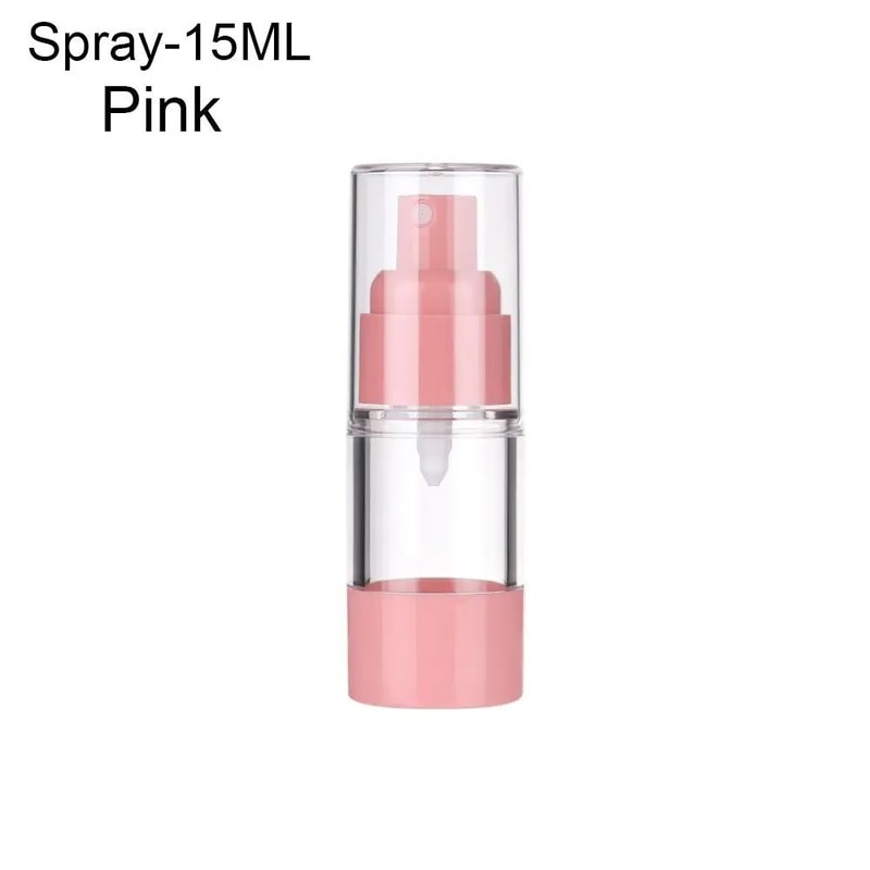 AirLock Travel Refillable Pump Bottle Set Leakproof Travel Lotion Bottles Vacuum Cosmetic Contain 18