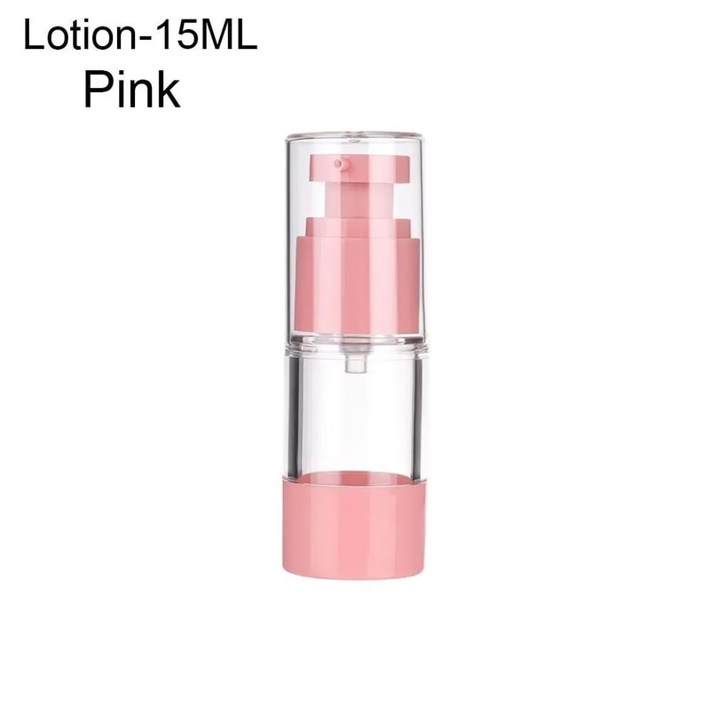 AirLock Travel Refillable Pump Bottle Set Leakproof Travel Lotion Bottles Vacuum Cosmetic Contain 19