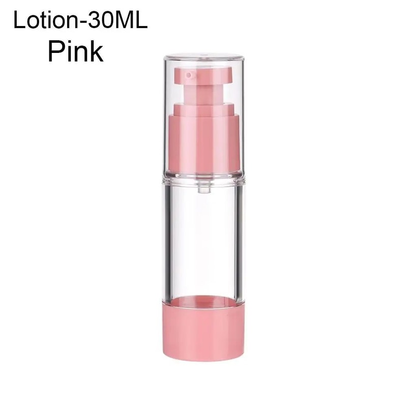 AirLock Travel Refillable Pump Bottle Set Leakproof Travel Lotion Bottles Vacuum Cosmetic Contain 21