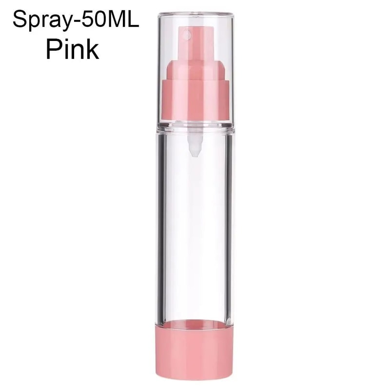 AirLock Travel Refillable Pump Bottle Set Leakproof Travel Lotion Bottles Vacuum Cosmetic Contain 22