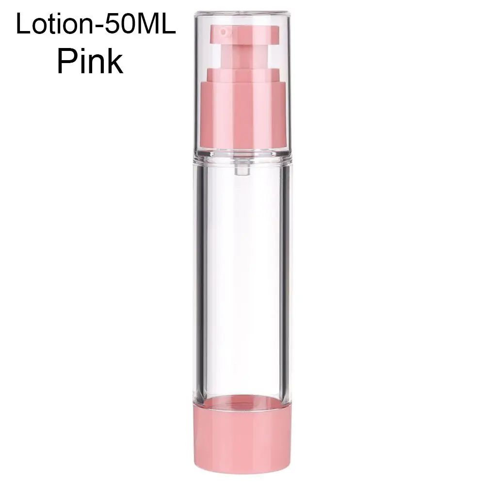 AirLock Travel Refillable Pump Bottle Set Leakproof Travel Lotion Bottles Vacuum Cosmetic Contain 23