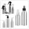 Refillable Aluminum Spray Bottle With Fine Mist Sprayer Lotion Pump Travel Size 1oz8oz 0