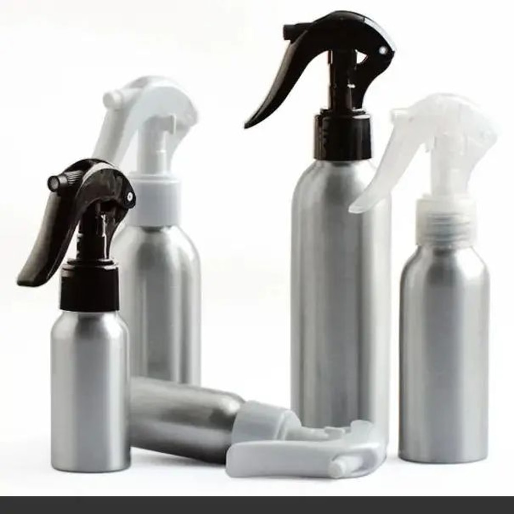Refillable Aluminum Spray Bottle With Fine Mist Sprayer Lotion Pump Travel Size 1oz8oz 4