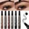 4 Split Tip Eyebrow Tattoo Pen Waterproof SmudgeProof Brow Makeup 0