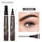 4 Split Tip Eyebrow Tattoo Pen Waterproof SmudgeProof Brow Makeup 9