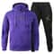 Men Autumn Winter Jogging Set Warm Sweatshirt Pants Sportswear 33