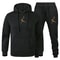 Men Autumn Winter Jogging Set Warm Sweatshirt Pants Sportswear 6