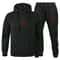 Men Autumn Winter Jogging Set Warm Sweatshirt Pants Sportswear 7
