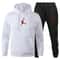 Men Autumn Winter Jogging Set Warm Sweatshirt Pants Sportswear 12