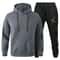 Men Autumn Winter Jogging Set Warm Sweatshirt Pants Sportswear 17