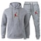 Men Autumn Winter Jogging Set Warm Sweatshirt Pants Sportswear 21