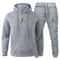 Men Autumn Winter Jogging Set Warm Sweatshirt Pants Sportswear 18
