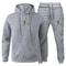 Men Autumn Winter Jogging Set Warm Sweatshirt Pants Sportswear 18