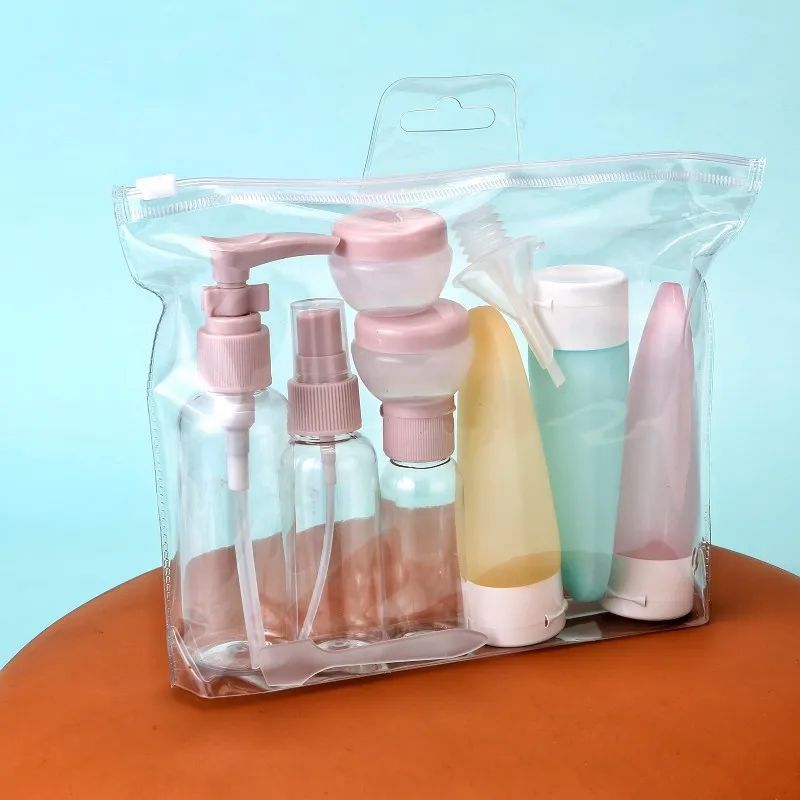 TravelEase Silicone Travel Bottles For Toiletries Leakproof Refillable Squeeze Tubes 3060100ml Set 9