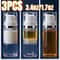 3Pack Airless Pump Bottles For Travel Refillable Cosmetic Lotion Dispensers 2