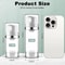 3Pack Airless Pump Bottles For Travel Refillable Cosmetic Lotion Dispensers 3