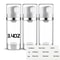 3Pack Airless Pump Bottles For Travel Refillable Cosmetic Lotion Dispensers 6