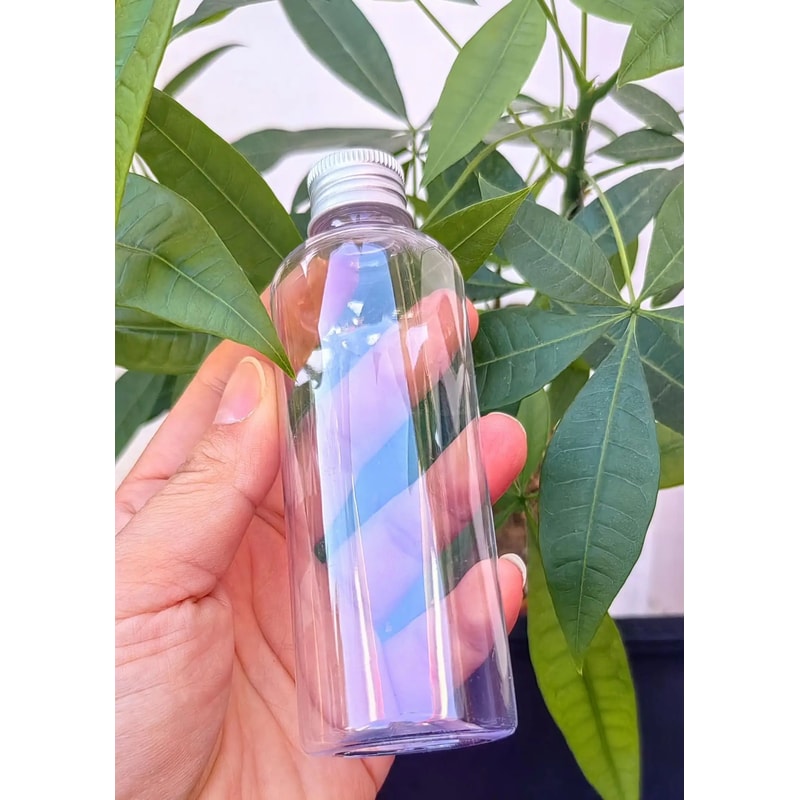 ClearGuard Refillable Travel Cosmetic Containers 50pcs Plastic Sample Bottles With Aluminum Caps 3