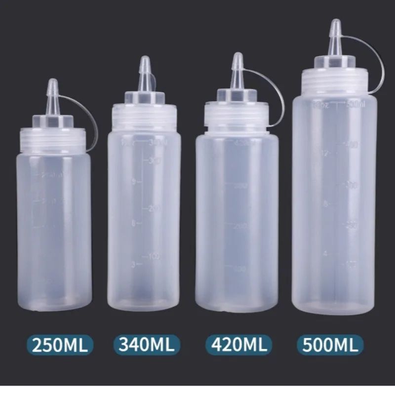 Leakproof Travel Squeeze Bottle Set Refillable Silicone Toiletry Sauce Dispensers 4