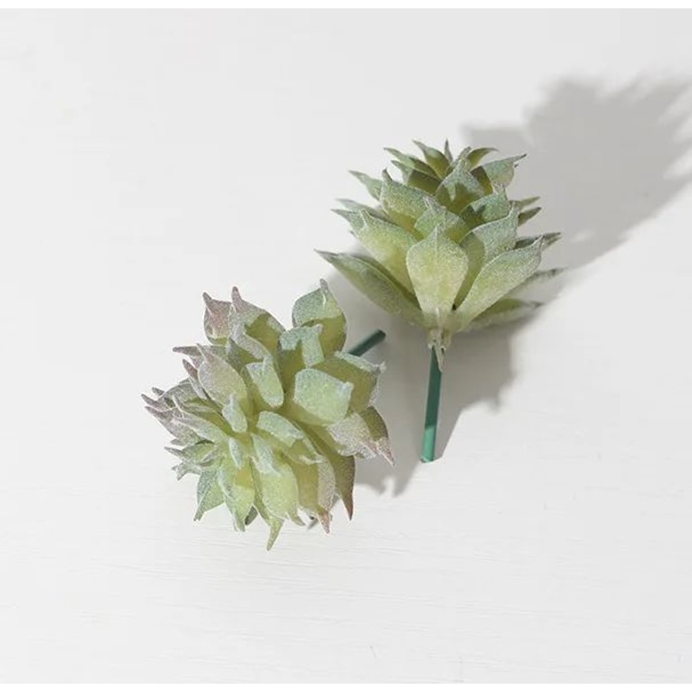 Mini Lifelike Artificial Succulent Plants Modern Faux Cactus Decor For Home Office 12