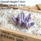 VelvetTouch Purple Artificial Succulents Realistic Flocked Faux Plants For Wall Home Decor 6