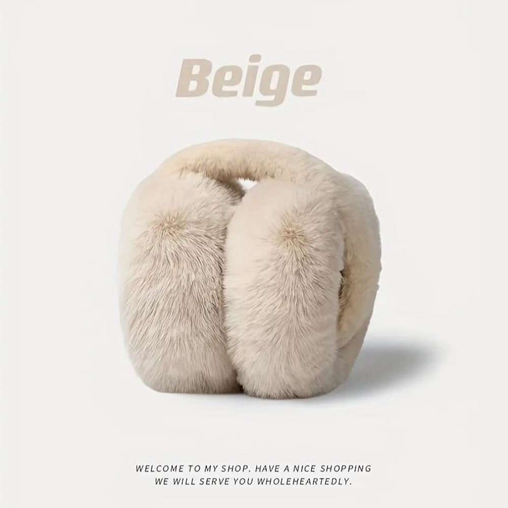 Premium Plush Winter Earmuffs UltraSoft Winter Earmuffs Ear Warmers For Outdoor Cold Protection 6