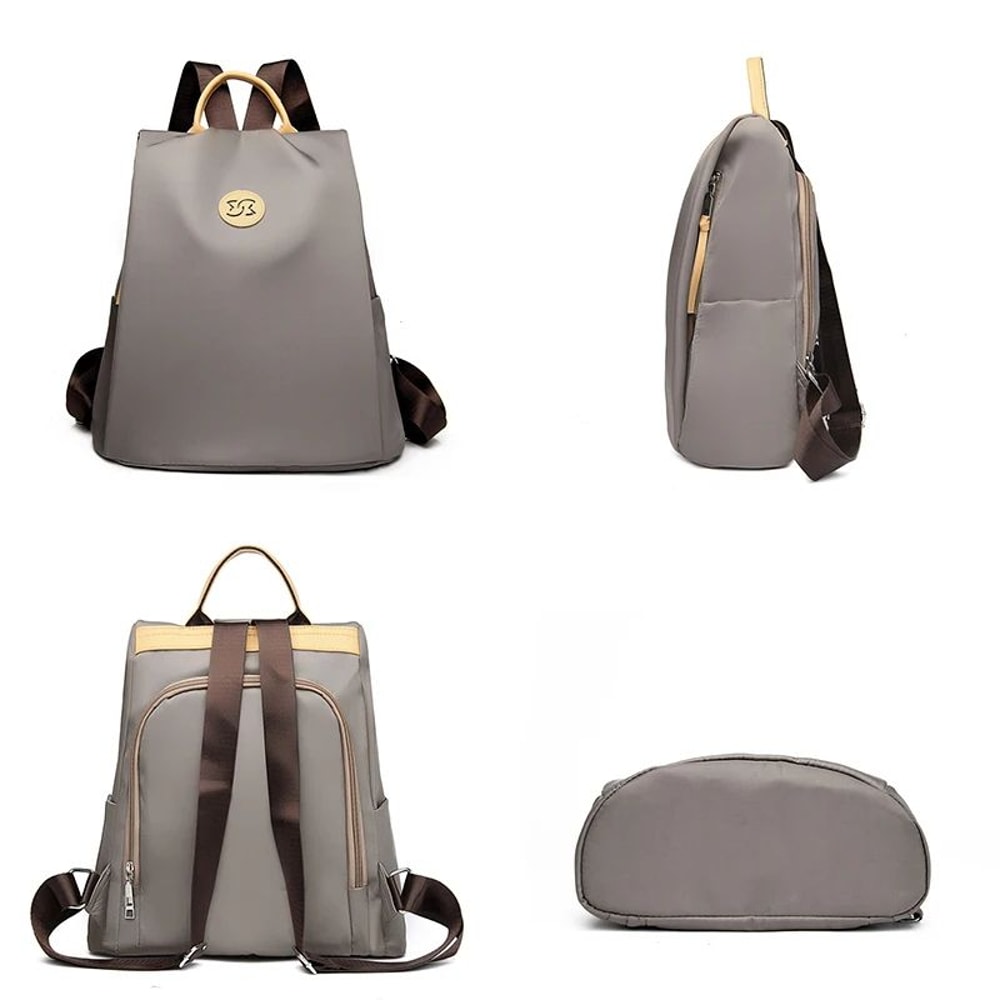 Luxury AntiTheft Travel School Backpack For Women Durable Nylon Designer Daypack 2