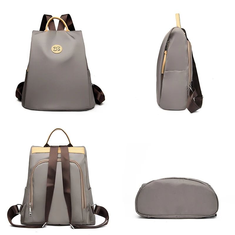 Luxury AntiTheft Travel School Backpack For Women Durable Nylon Designer Daypack 2