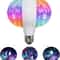 E27 DualHead Rotating Disco Light Bulb 6W Colorful LED Party Stage Lamp 0